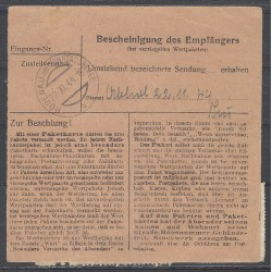 Paketkarte Heidelberg-Schlierbach nach Gleiß-Rosenau