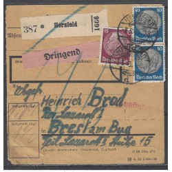 Paketkarte Hersfeld nach Brest a. Bug Res. Laz.