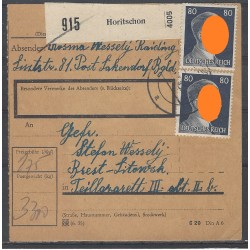 Paketkarte Horitschon nach Brest-Litowsk, Lazarett