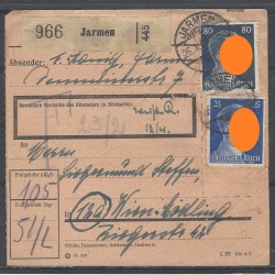 Paketkarte Jarmen nach Wien - Mödling