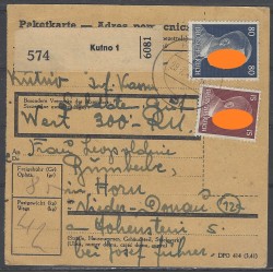 Paketkarte Kutno 1 nach Horn ND