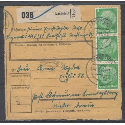 Paketkarte Landstuhl nach Rosenau am Sonntagsberg, ND