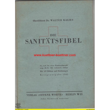 Sanitätsfibel H.Dv. 100 (1941)  | Küttner & Küttner
