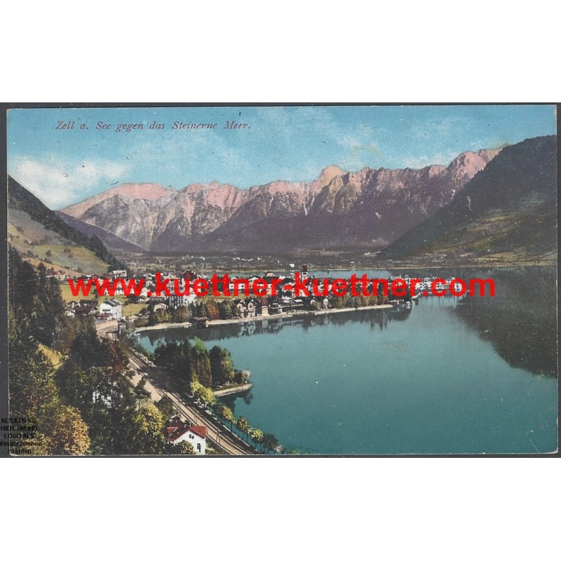 AK - Zell am See gegen den Hundsstein 1912 (Szbg) AK - Zell am See gegen den Hundsstein 1912 (Szbg)