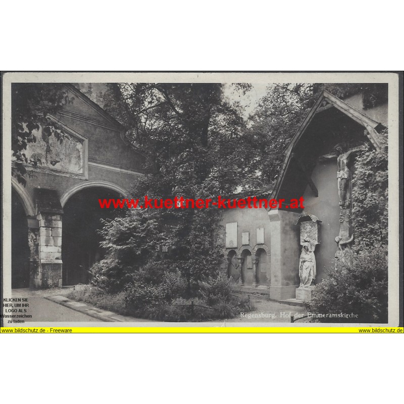 AK - Regensburg - Hof der Emmeramskirche (BY)