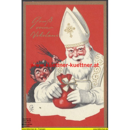 AK - Gruß vom Nikolaus