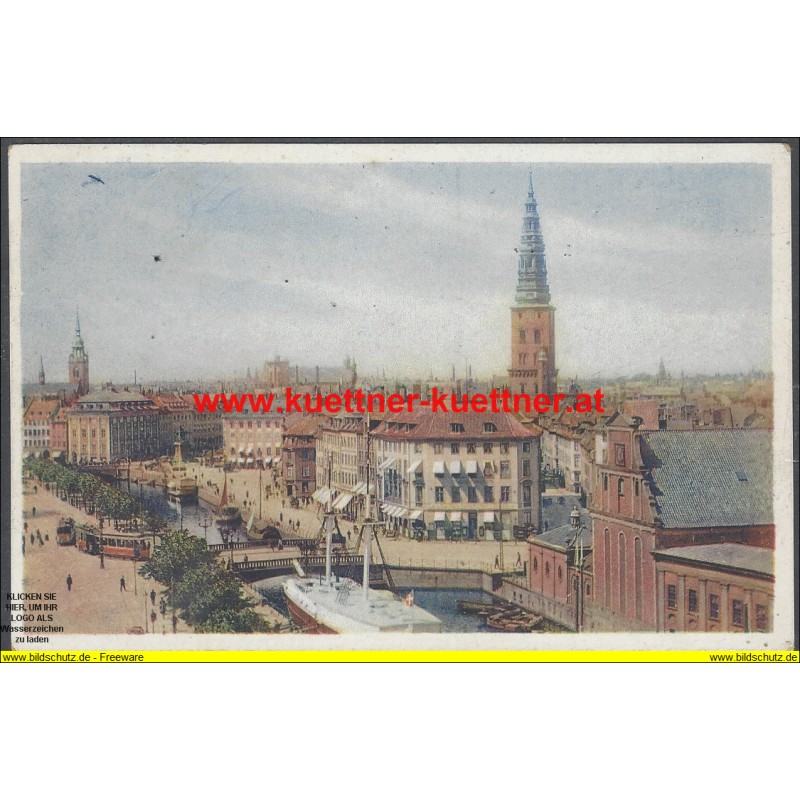 AK - Kopenhagen Blick vom Börsenturm
