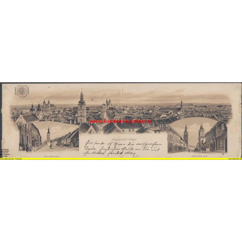 Panoramakarte Nagyszombat latkepe