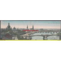 Panoramakarte Gruss aus Dresden