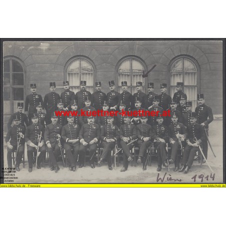 K.u.k. Oblt. Makk beim Trainoffiz. Fortbildungskurs Stifts-Kaserne, Wien 1914