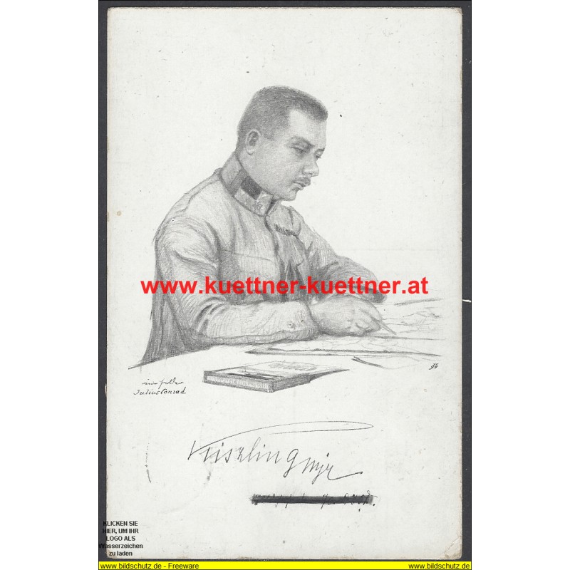 K.u.k. Major Kiszling zug. Gstb.12. Korpskmdo. Nagyszeben