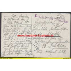 K.u.k. Major Kiszling zug. Gstb.12. Korpskmdo. Nagyszeben