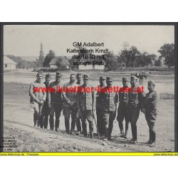 K.u.k. Foto - Stab 16. Div. u. Brig. Kmdt. in Podhorki Juni 17