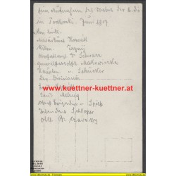 K.u.k. Foto - GM Kaltenborn mit Stab der 16. Div. in Podhorki Juni 1917