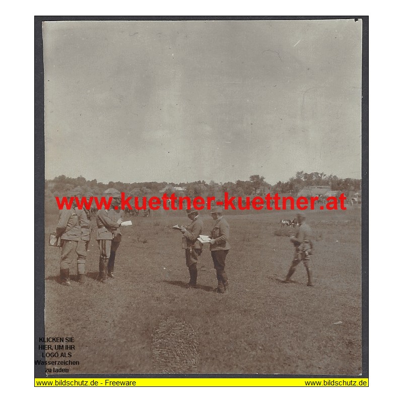 GM Kaltenborn vor dem Angriff 29.7.1917