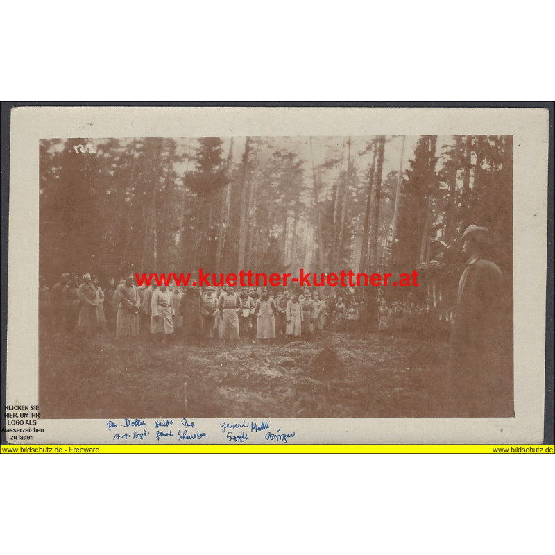 K.u.k. Foto - Kaiser Wilhelm Geburtstagsfeier Nov. 1916 des 12 Korps