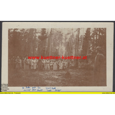 K.u.k. Foto - Kaiser Wilhelm Geburtstagsfeier Nov. 1916 des 12 Korps