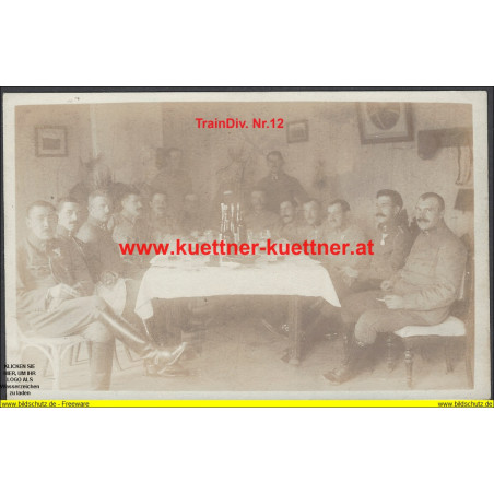 K.u.k. Foto - Offiziersfeier TrainDiv. Nr.12 (1915)