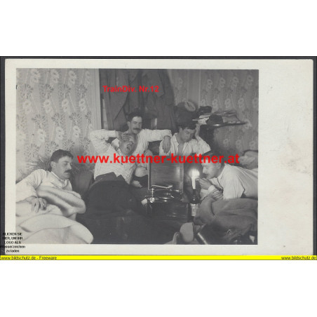 K.u.k. Foto - TrainDiv. Nr.12 in Strelce Nachtruhe (1915)
