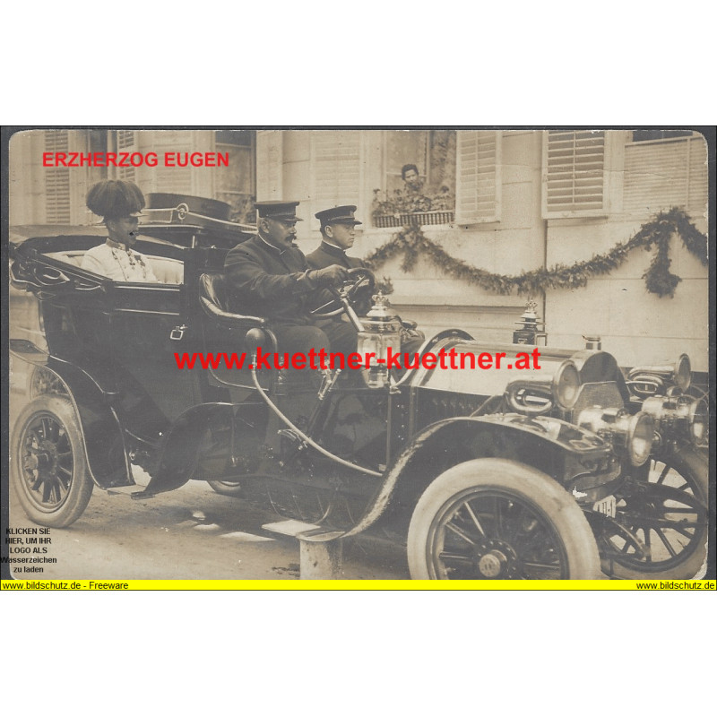 K.u.k. Foto - Erzherzog Eugen in Tirol