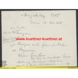 K.u.k. Foto - Neujahrstag beim 16. Div. Kdo. (1915)