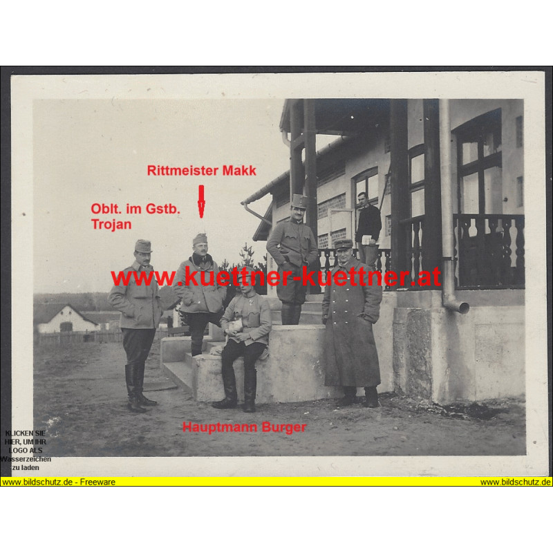 K.u.k. Foto - Neujahrstag beim 16. Div. Kdo. (1915)