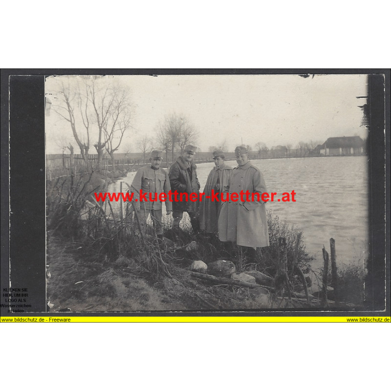K.u.k. Foto - Offiziere bei Strzelce (Dez. 1914)