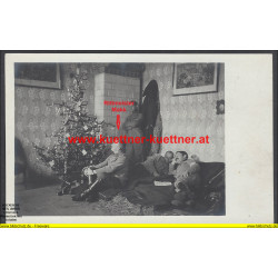 K.u.k. Foto - Rittm. Makk in Strzelce, Weihnachten 1915