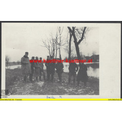 K.u.k. Foto - Rittm. Makk mit Offizieren vor Preßburg 1914