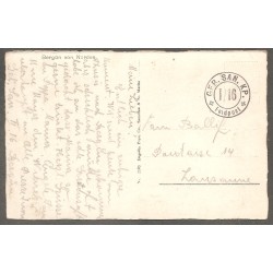 AK - Bergün von Norden