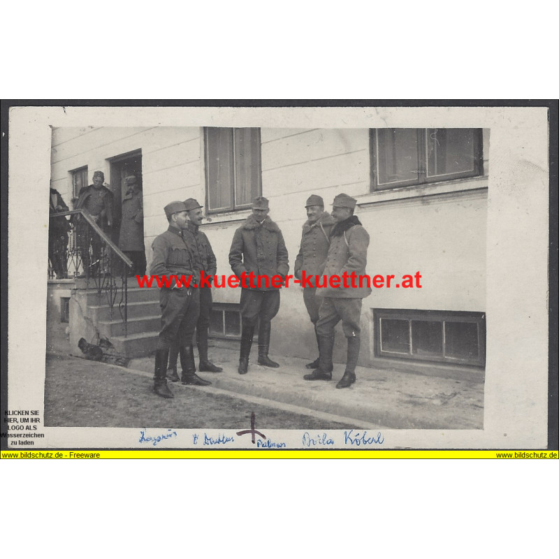 K.u.k. Foto - Offiziere der 16. ITD