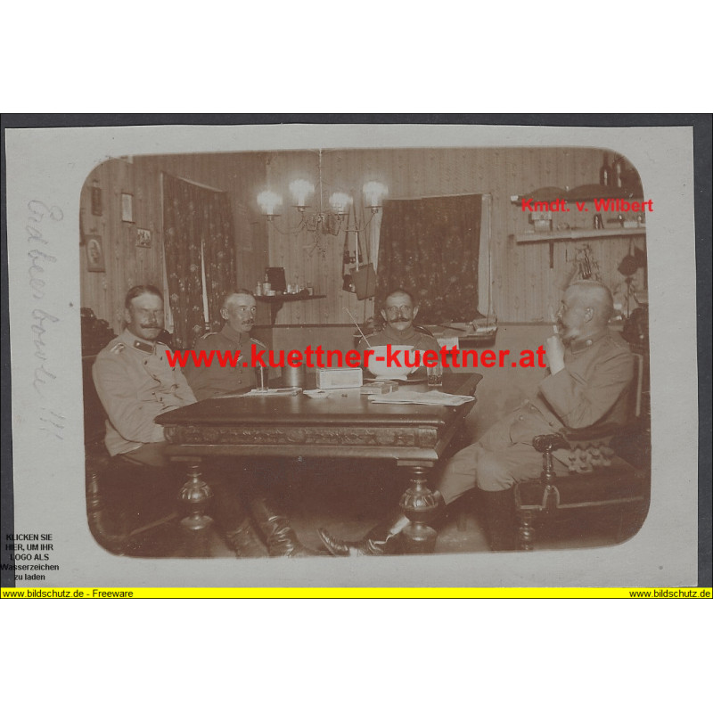 K.u.k. Foto - Offiziere einer deut. Muni-Kolonne K.u.k. Foto - Offiziere einer deut. Muni-Kolonne