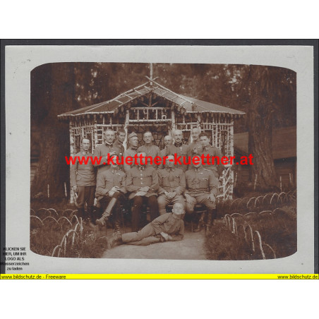 K.u.k. Foto - Abschied von Waksztewlany 1916