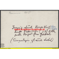 K.u.k. Foto - Inspizierung durch Korps. Komdt. Kövess (1915)