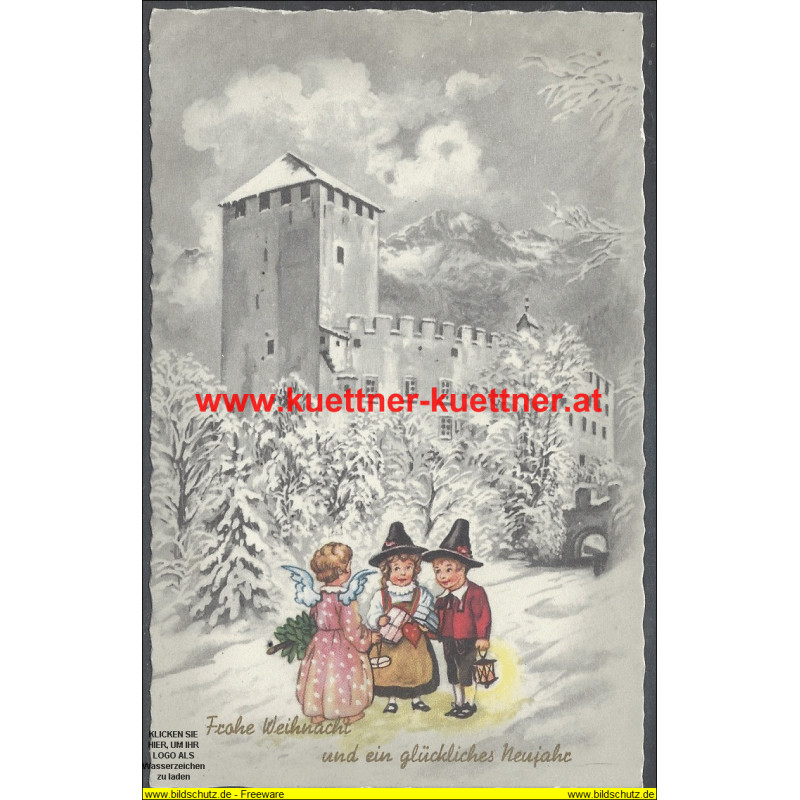 AK - Frohe Weihnacht Schloß Bruck (Tirol)