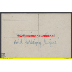 K.u.k. Foto - Inspizierung am Karst durch Erzherzog Eugen