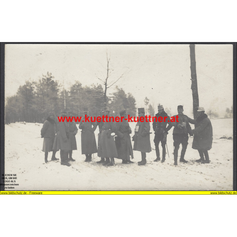 K.u.k. Foto - GM. Dobler, GM. Goldbach, GM Szente