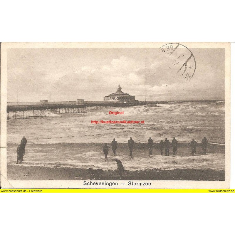 AK - Scheveningen - Stormzee (Niederlande)