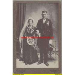 Alte Fotografie Photo Posch, Waidhofen a. d. Th. Brautpaar
