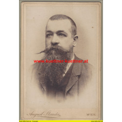 Alte Fotografie Photo Stauda, Wien, Herr mit Bart