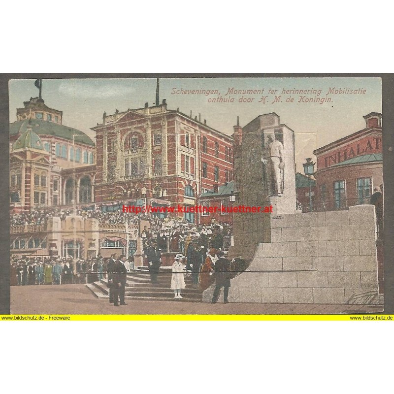 AK - Scheveningen, Monument ter herinnering ..