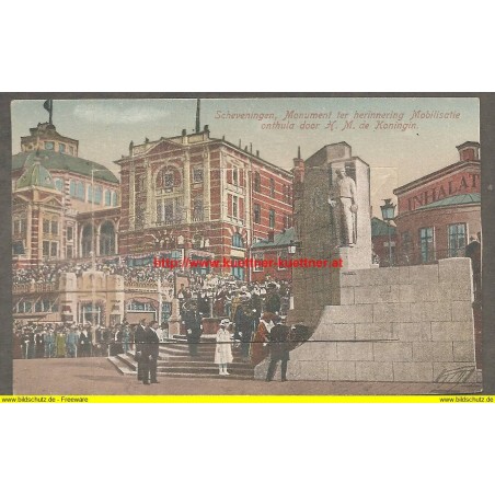 AK - Scheveningen, Monument ter herinnering ..