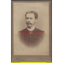 Alte Fotografie Photo Müller jun., Wien, junger Mann