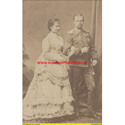 CdV - Prinz Leopold v. Bayern (1846-1930) u. Ezhgin. Gisela v. Österreich (1856-1932)