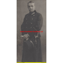 Kabinettfoto Offizier Photo Strauss, Wien