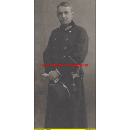 Kabinettfoto Offizier Photo Strauss, Wien