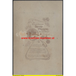 Kabinettfoto Feldwebel Photo Pompe, Wr. Neustadt