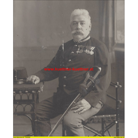 Kabinettfoto Feldwebel Photo Pompe, Wr. Neustadt