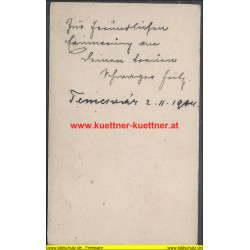 CdV Hauptmann mit MVK Photo Kossak, Temesvar