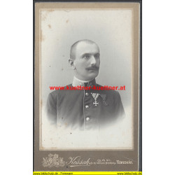 CdV Hauptmann mit MVK Photo Kossak, Temesvar